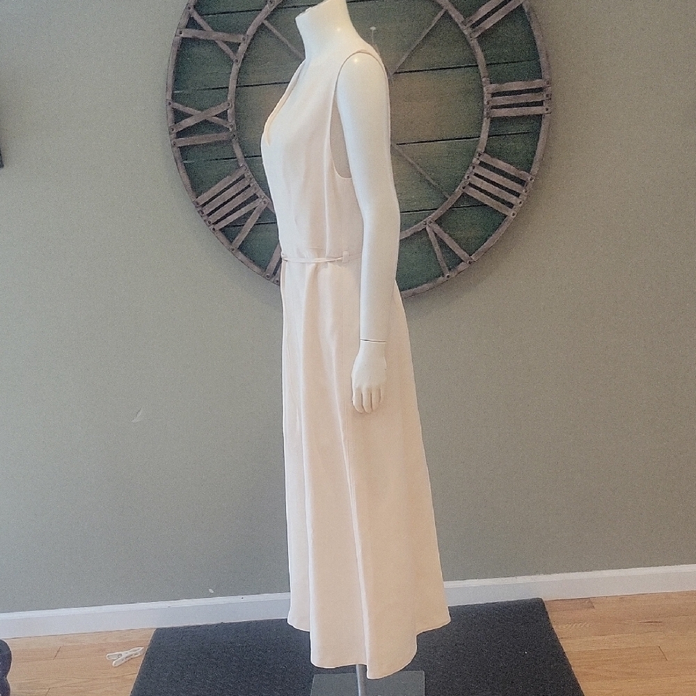 J. Crew Mathilde V-Neck Dress In Summer Linen - Picture 4 of 13